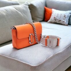 Branded SNAPSHOT ORANGE PREMMUIM BAG WITH BOX (MJ-1108)